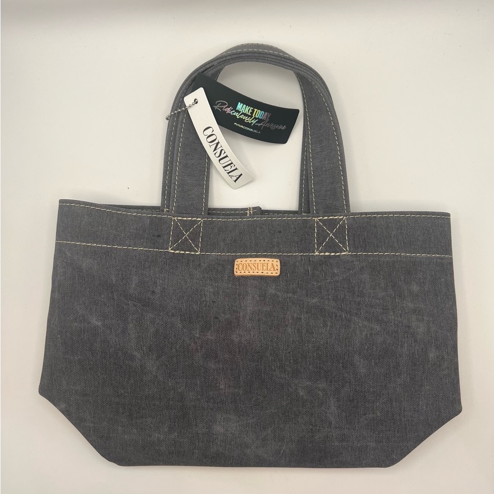 Consuela Charcoal Canvas Tote